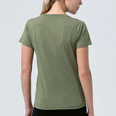 Футболка женская Regent Fit Women, меланж хаки