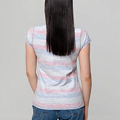 Футболка женская Rayet Lady двусторонняя, красная с синим