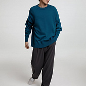 Джемпер оверсайз унисекс Stated в сумке, синий (морская волна)