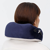 Дорожная подушка-массажер inRelax, синяя