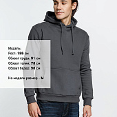 Худи Kirenga Heavy 2.0, темно-серое (графит)