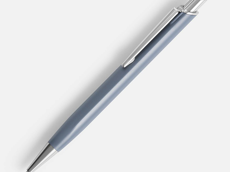 Ручка шариковая Konvent, матовая, серо-синяя