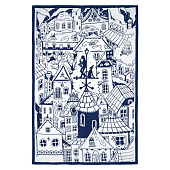 Плед на заказ Tricksy Net, 2 цвета, L, полушерсть