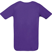 Футболка унисекс Sporty 140 темно-фиолетовая