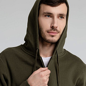 Толстовка на молнии с капюшоном унисекс King, хаки