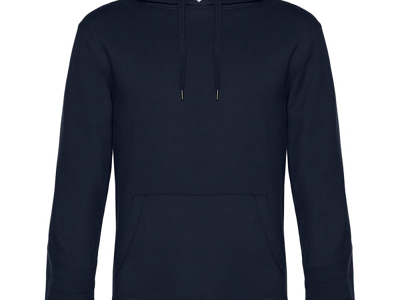 Толстовка с капюшоном унисекс King, темно-синяя