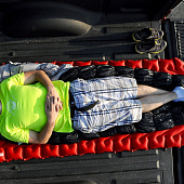 Надувной коврик Insulated Static V Luxe, красный