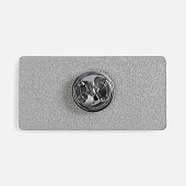 Значок Sanga Matto, серебристый