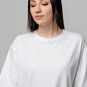 Футболка унисекс оверсайз Street Vibes, молочно-белая