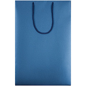 Пакет бумажный «Блеск», средний, синий