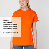Футболка унисекс T-Bolka 160, оранжевая
