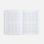 Ежедневник New Nebraska, датированный, красный