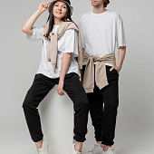 Футболка унисекс оверсайз Street Vibes, молочно-белая