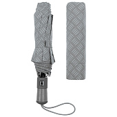 Зонт складной Hard Work, серый