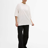 Футболка унисекс оверсайз T1, молочно-белая