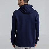 Толстовка на молнии с капюшоном унисекс King, темно-синяя