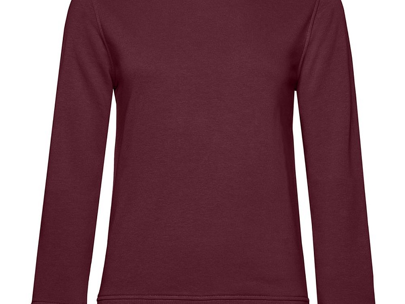 Свитшот женский BNC Inspire (Organic), бордовый