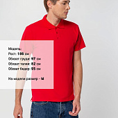 Рубашка поло мужская Spring 210, красная