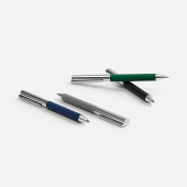 Ручка шариковая Eyeshot Soft Touch, темно-зеленая