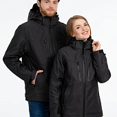 Куртка-трансформер мужская Matrix, серая с черным