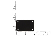 Лейбл из ПВХ Kreta, S, черный