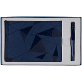 Набор Gems: ежедневник и ручка, синий