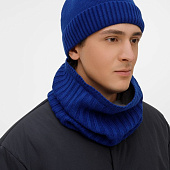 Шапка ComFleece, темно-синяя (кобальт)