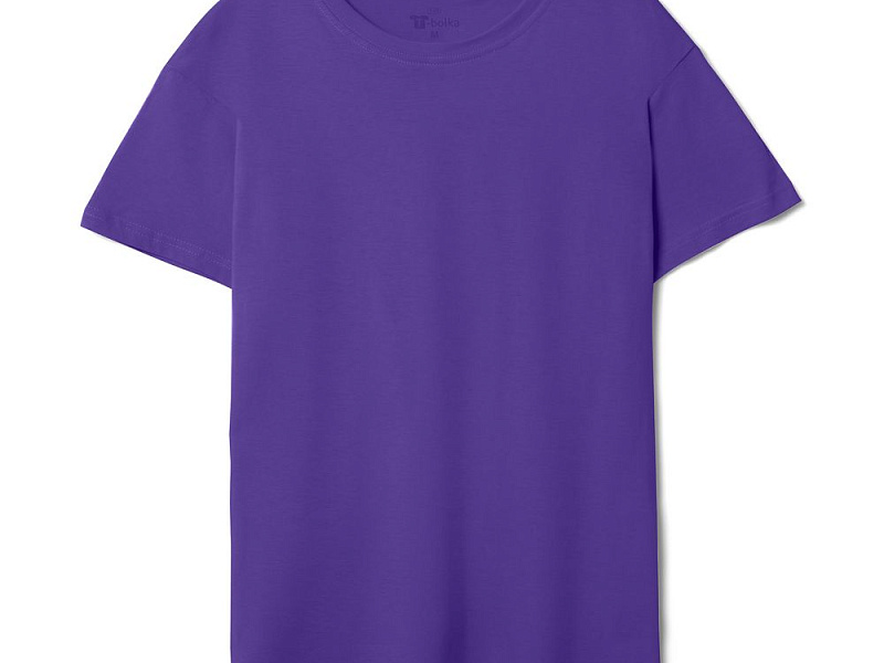 Футболка унисекс T-bolka 140, фиолетовая