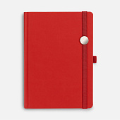 Ежедневник Favor Metal, недатированный, красный