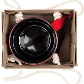 Набор Color Block: кружка и ручка, красный с черным