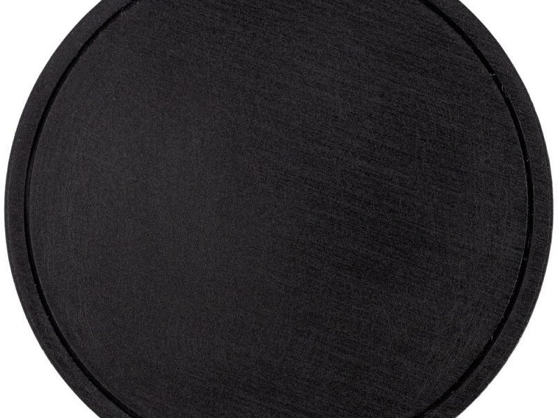 Лейбл из ПВХ Dzeta Round, L, черный