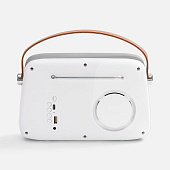 Bluetooth-колонка с радио Retronica, белая
