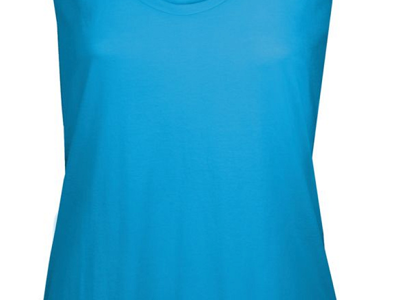 Майка женская Moka 110, ярко-голубая