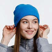 Шапка Urban Flow, ярко-голубая