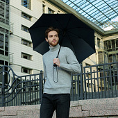 Зонт-трость rainVestment, темно-синий меланж