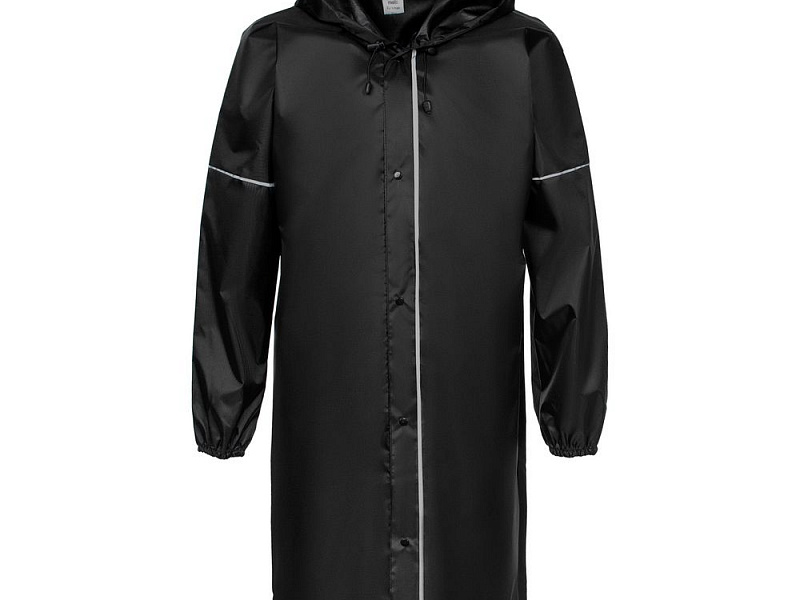 Дождевик со светоотражающими элементами Rainman Blink, черный