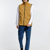 Жилет унисекс Gotland, горчичный