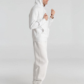 Толстовка с капюшоном унисекс King, белая