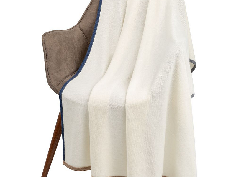 Плед Frontier, молочно-белый