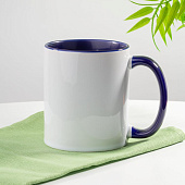 Кружка Promo Plus для сублимационной печати, синяя