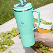 Термостакан Kasumigaoka, бирюзовый