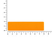 Наклейка тканевая Lunga, S, оранжевый неон