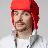 Шапка-ушанка Shelter, красная