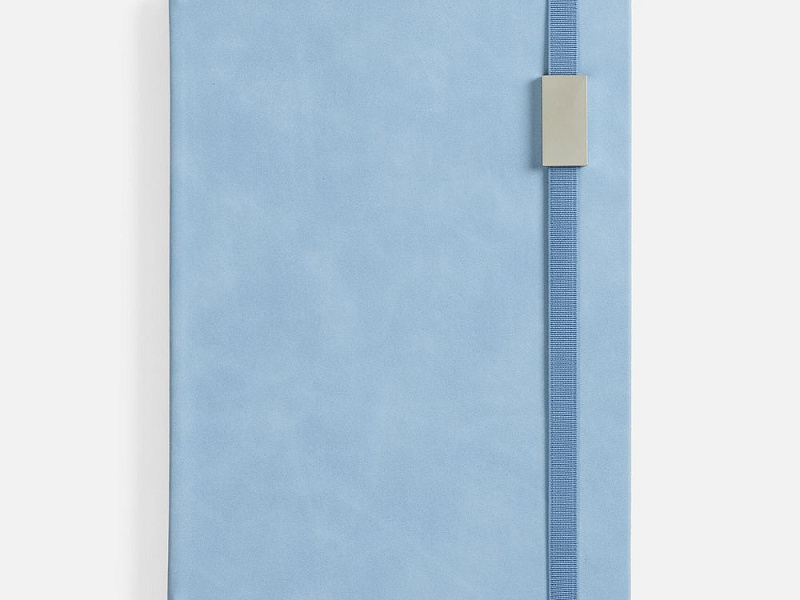 Ежедневник Urban Metal, недатированный, голубой