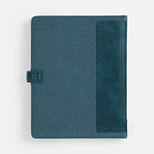 Ежедневник-органайзер Twill, недатированный, синий