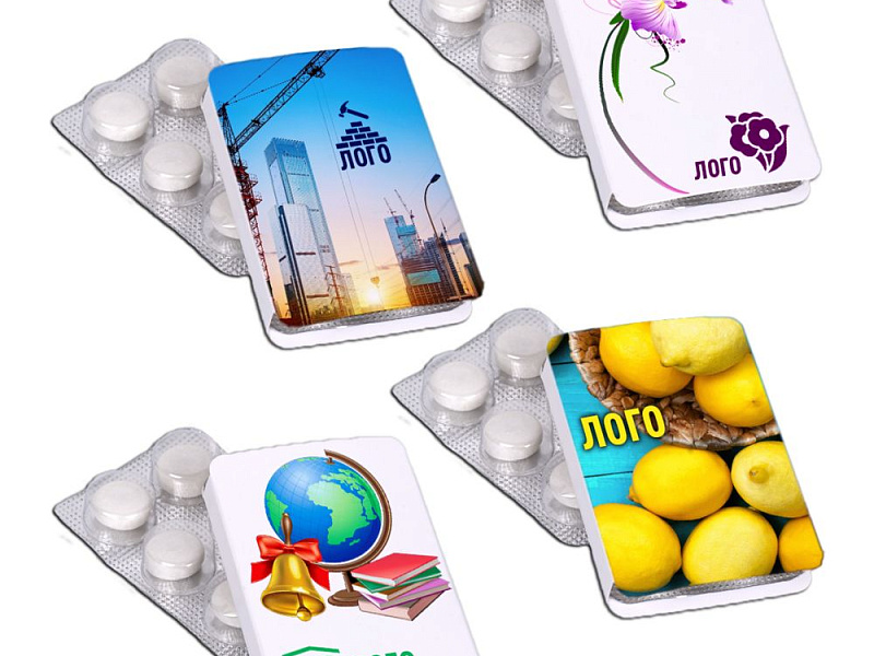 Жевательная резинка в блистере Hubba на заказ