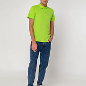 Рубашка поло мужская Virma Light, зеленое яблоко