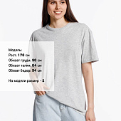 Футболка унисекс Streetwise, серый меланж