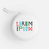 Антистресс-игрушка йо-йо Loopy, белая