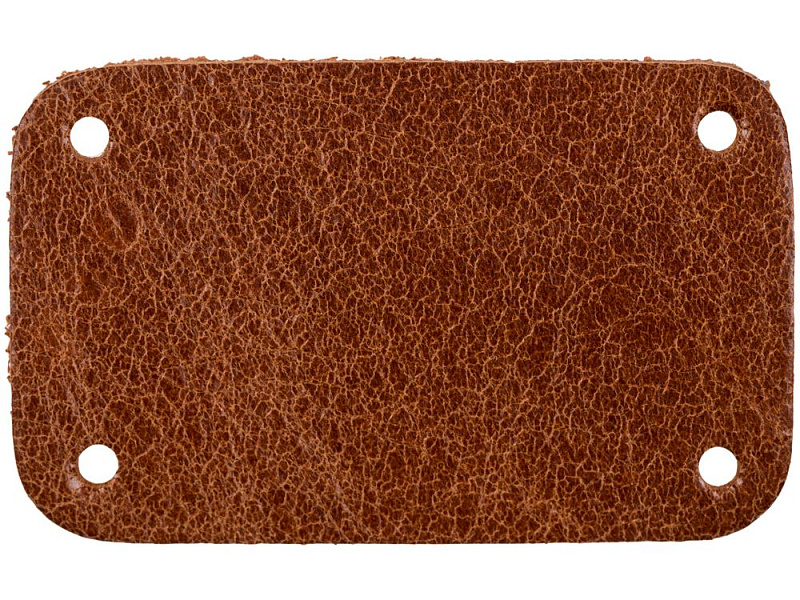 Лейбл кожаный Beta, S, горчичный